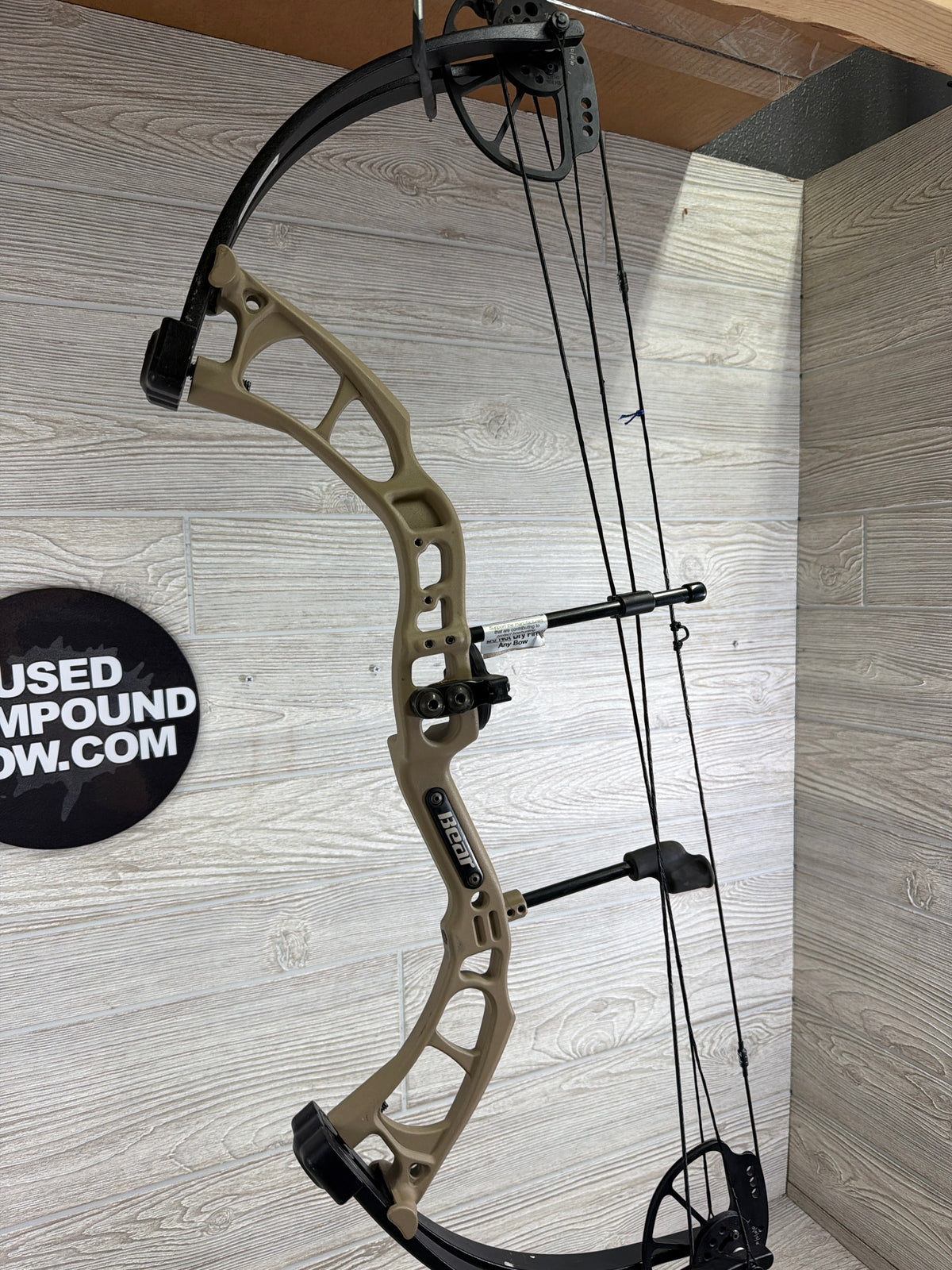 Used Bear Cruzer LH Buckskin Riser/Black Limbs