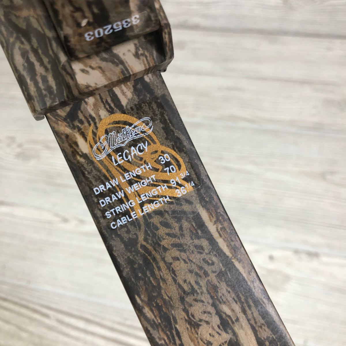 Used Mathews Legacy Right Handed 30" 70lb