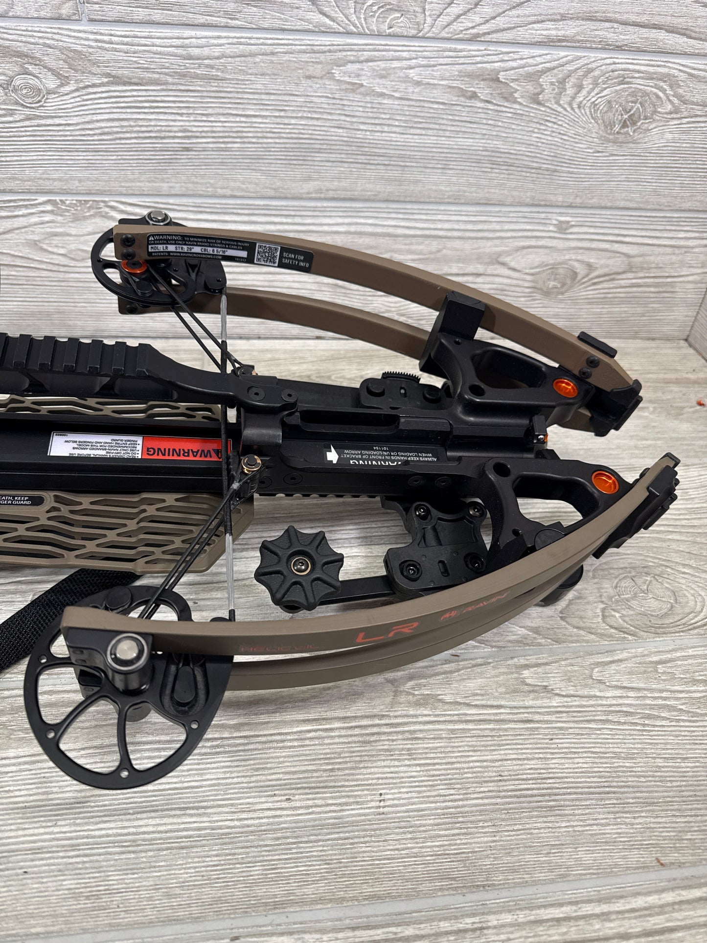 Used Ravin LR package desert tan sniper scope