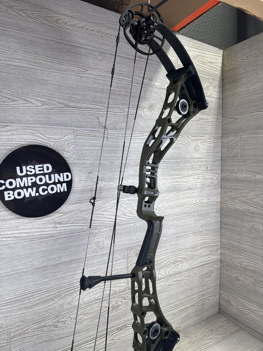 Used Bowtech Virtue Left Hand OD Green 60-70lb Bow