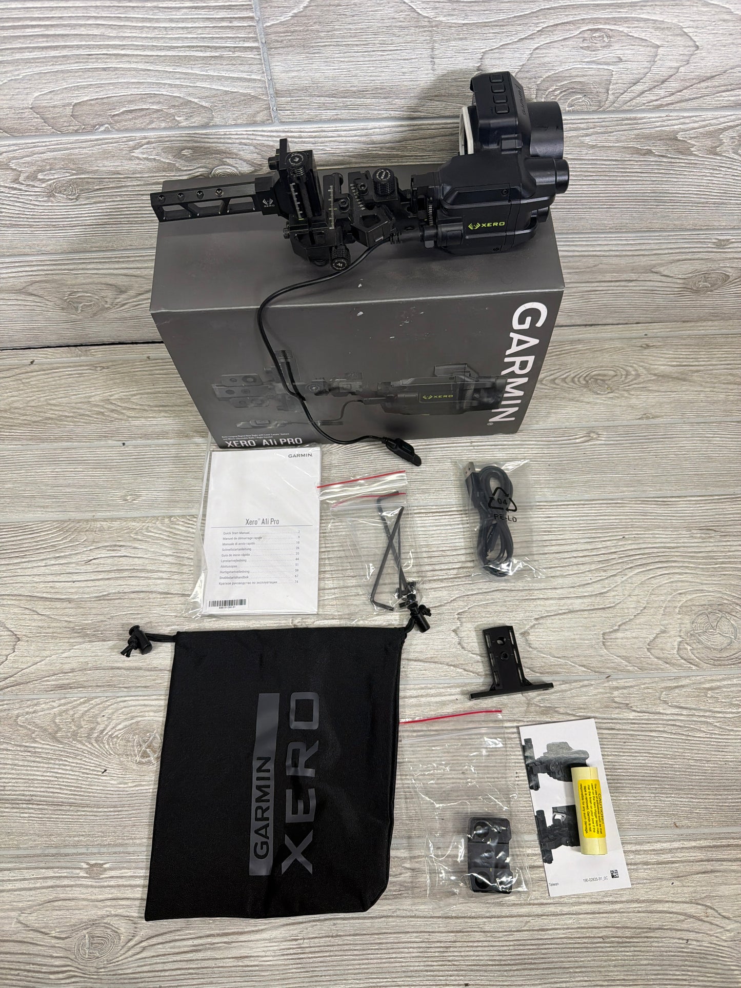 Garmin Xero A1i Pro Digital Bow Sight RH Bridgelock & Side Mount