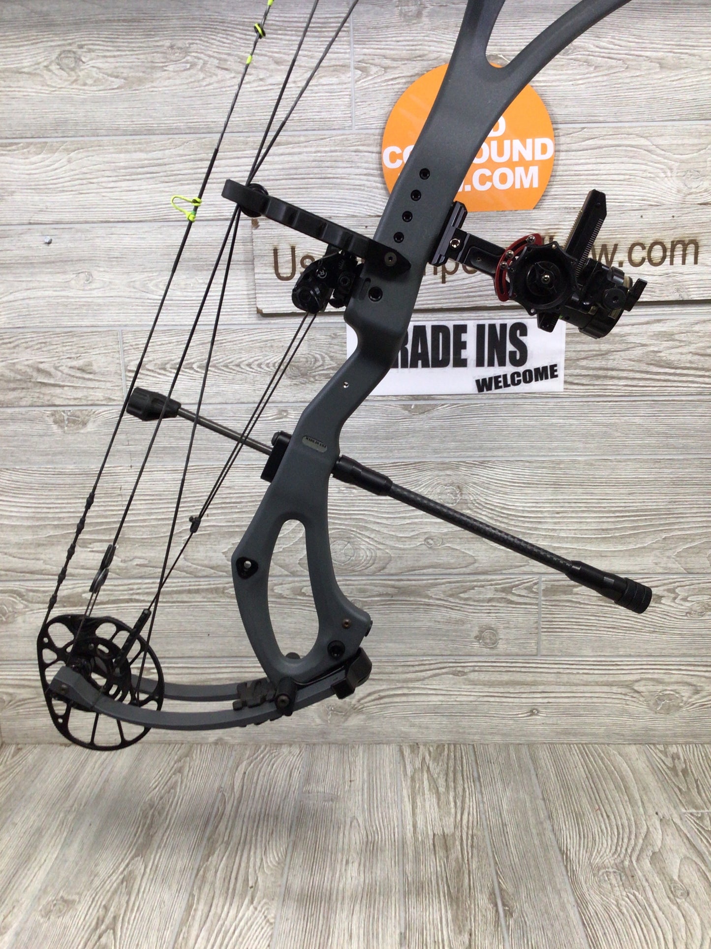 Used PSE Mach 33 DS - FDS Cam 25.5-31" 70-80lbs RH Charcoal LOADED PACKAGE