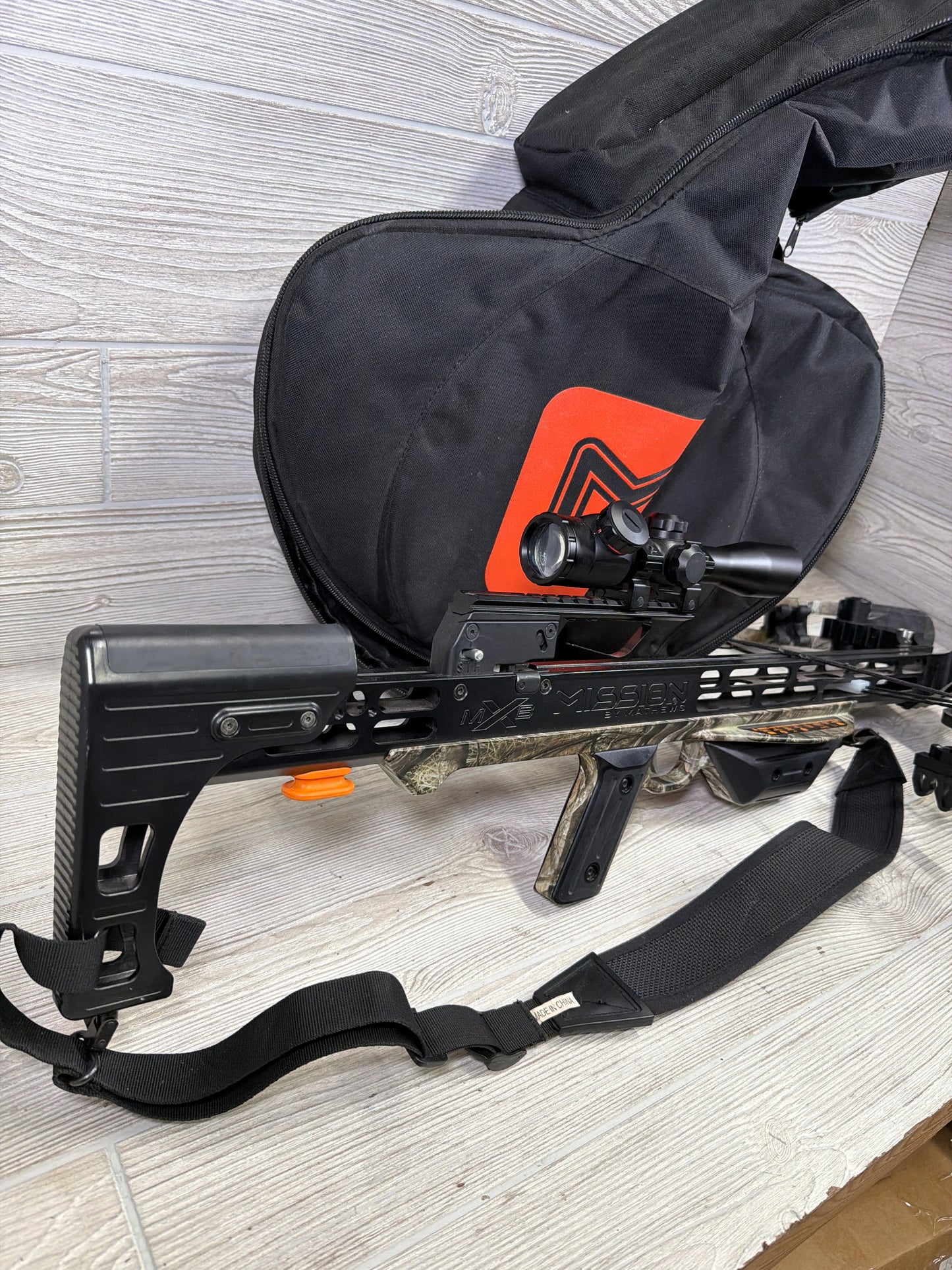 Used Mission MXB 320 Camo Crossbow Package