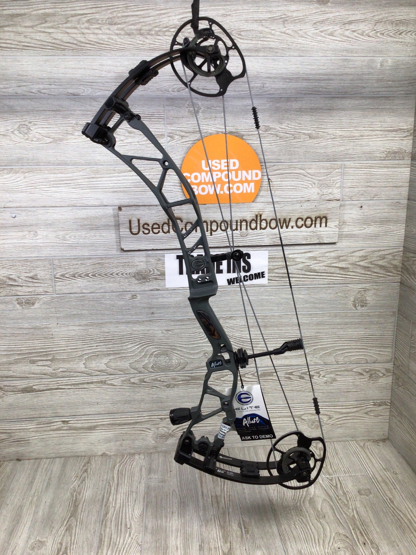 Elite Allure Right Handed Slate Gray 40-50lbs 27" Bow