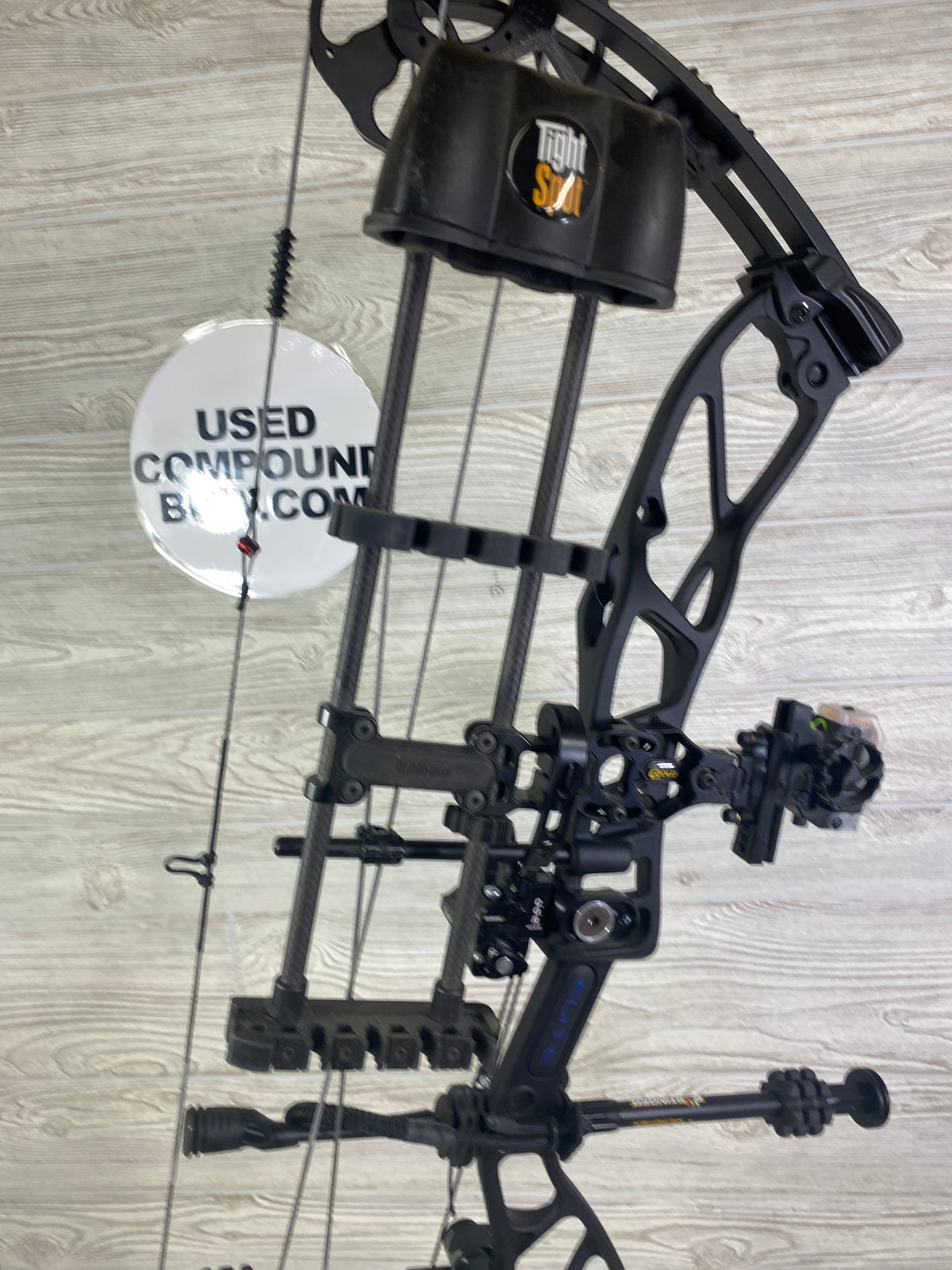 Used Elite Terrain RH Black 25.5-31.5" 55-70# Bow LOADED