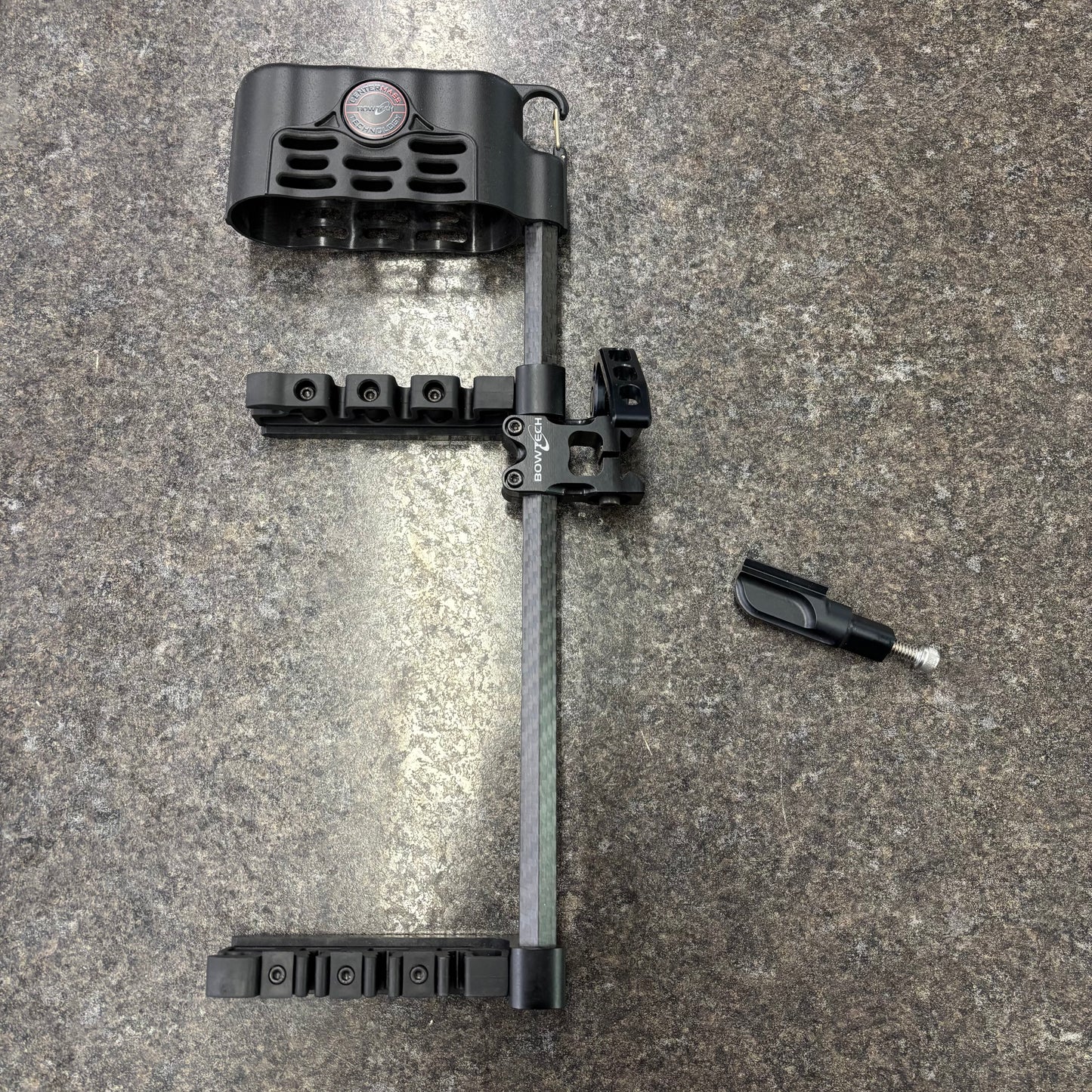 Used Bowtech Centermass 4 Arrow Quiver Black