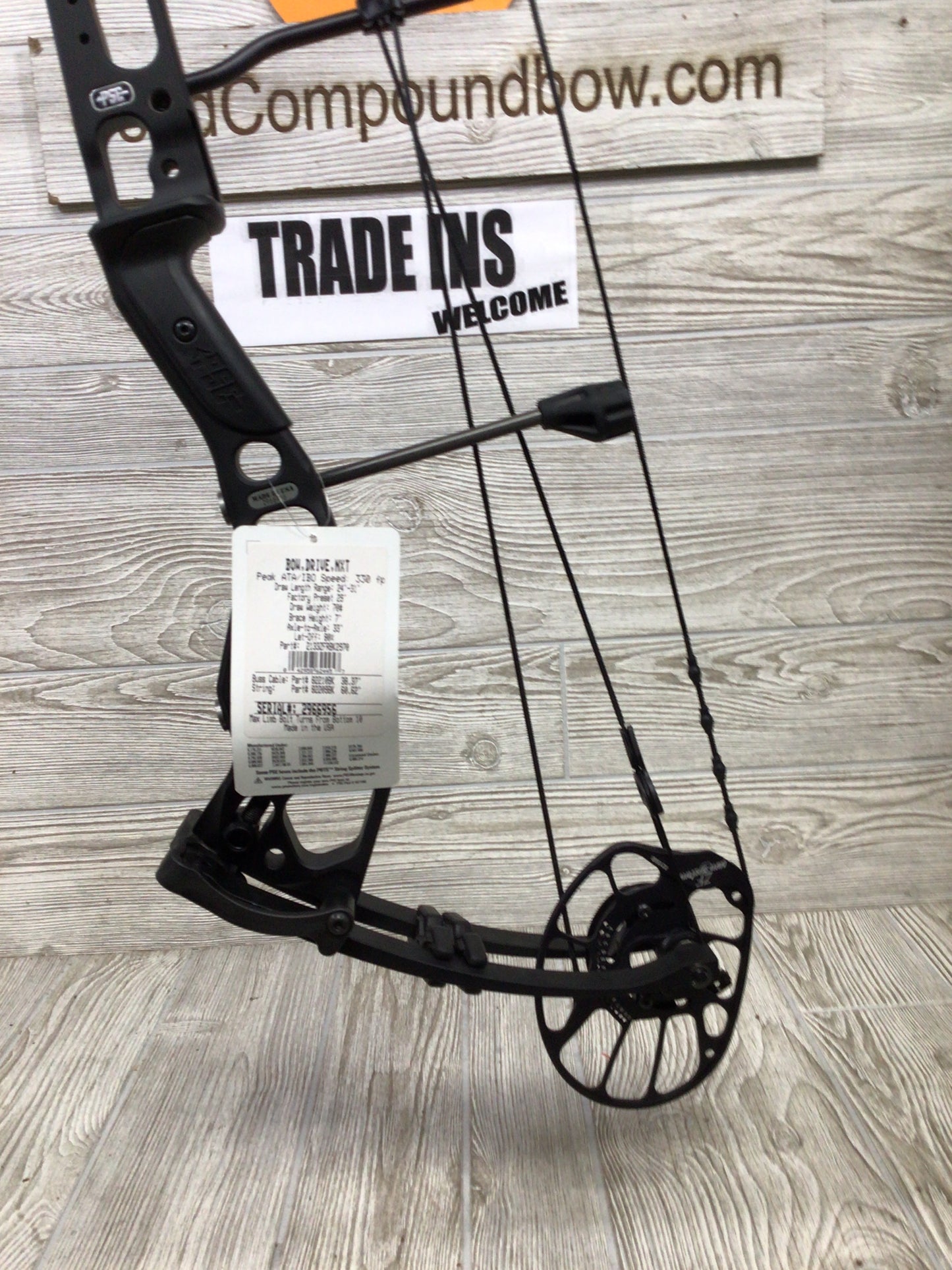 PSE Drive NXT Right Handed 24-31" 60-70lbs Black Bow