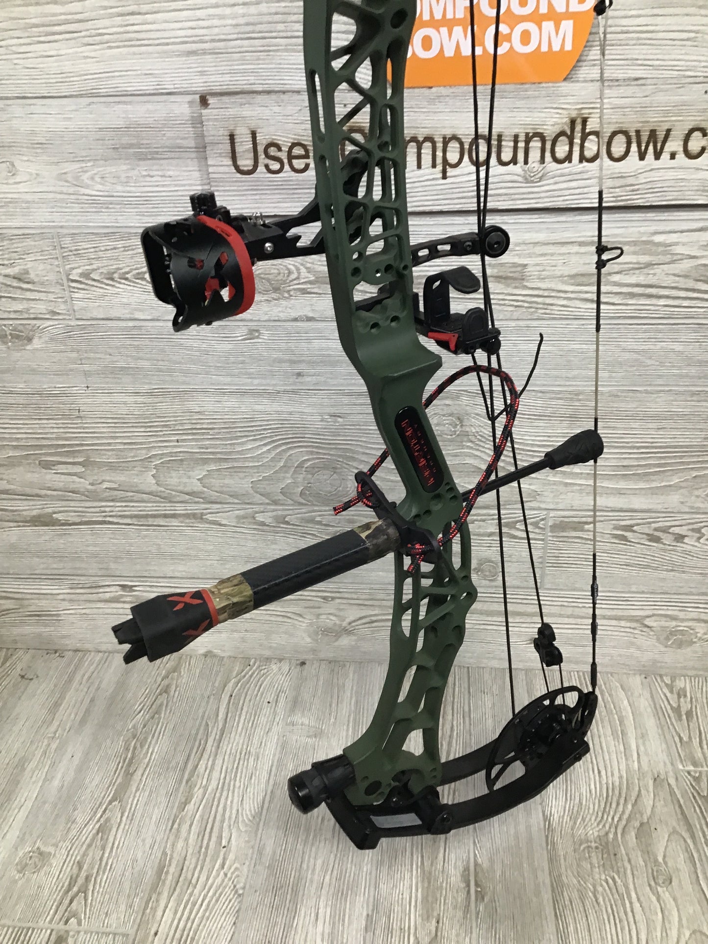 Used Darton Sequel 35 ST2 RH Package 60-70# OD Green and Black W/Speed Mods