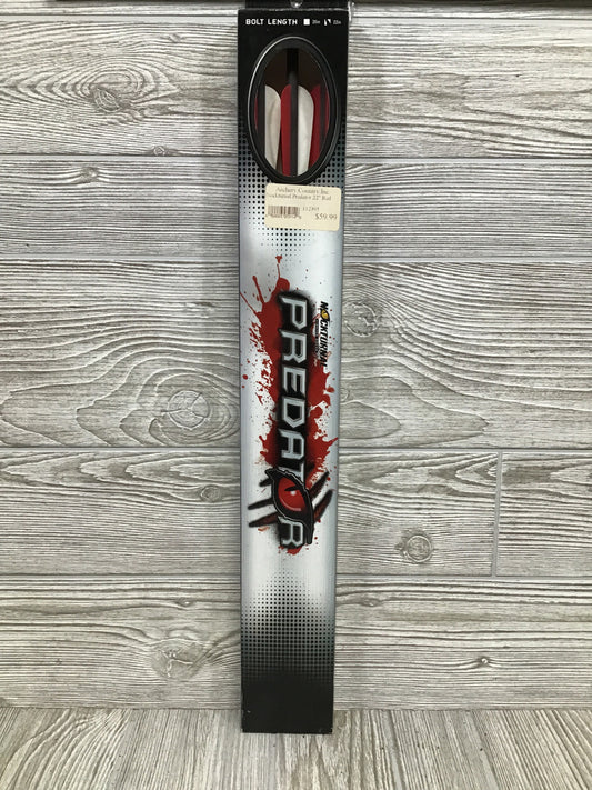 Nockturnal Predator Bolts 22" Red 3 Pack