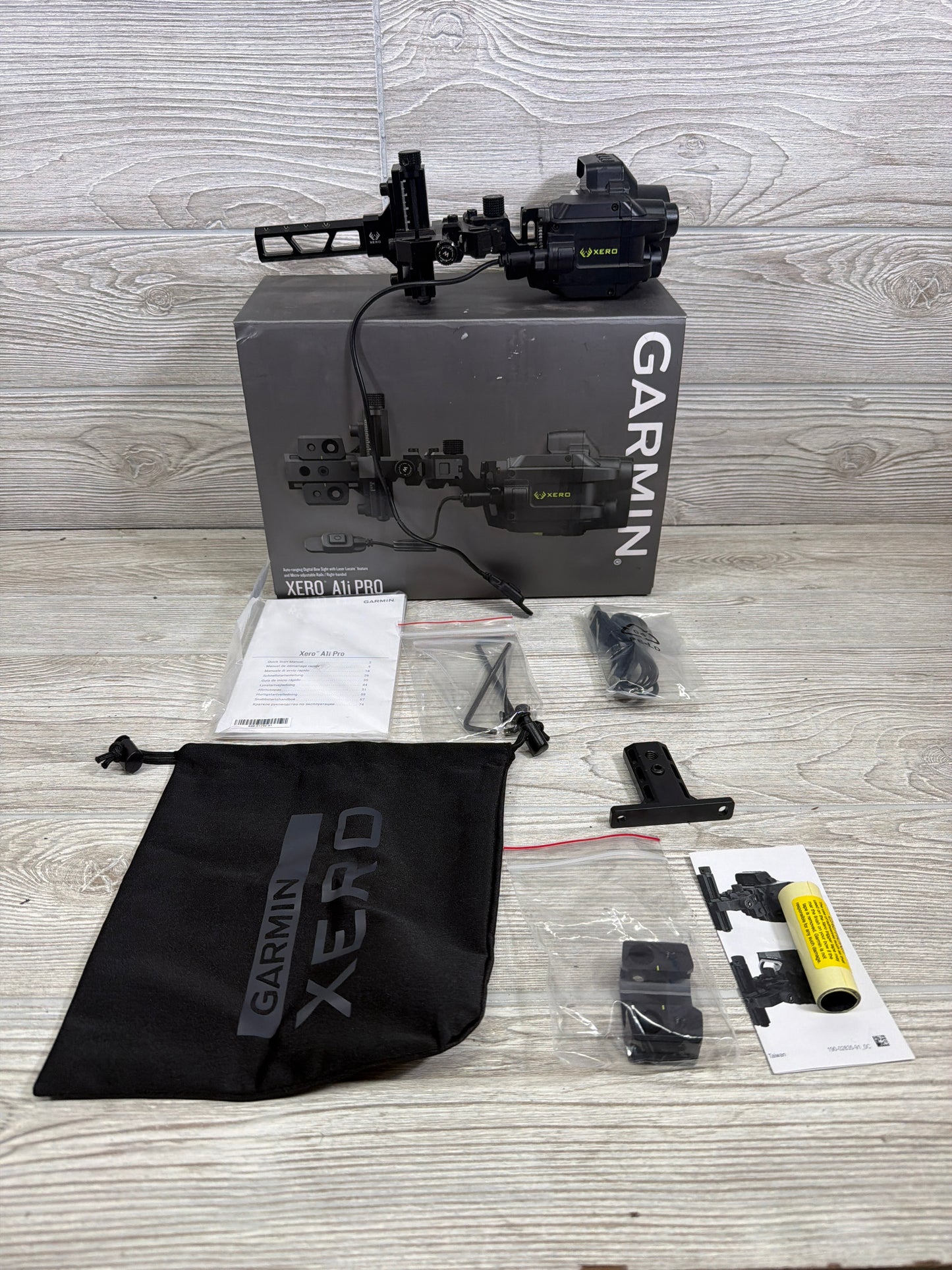 Garmin Xero A1i Pro Digital Bow Sight RH Bridgelock & Side Mount