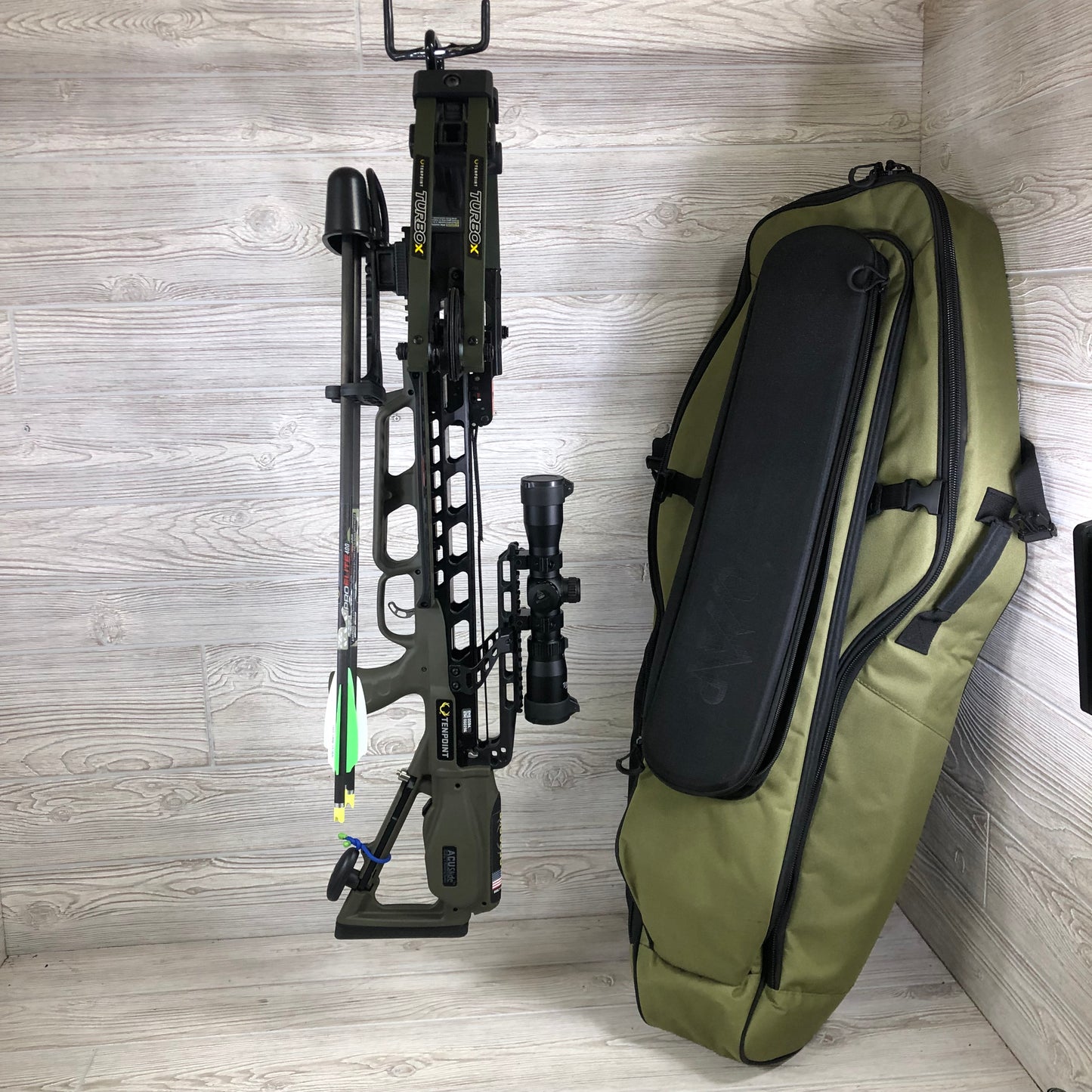 Tenpoint Turbo X moss green package USED