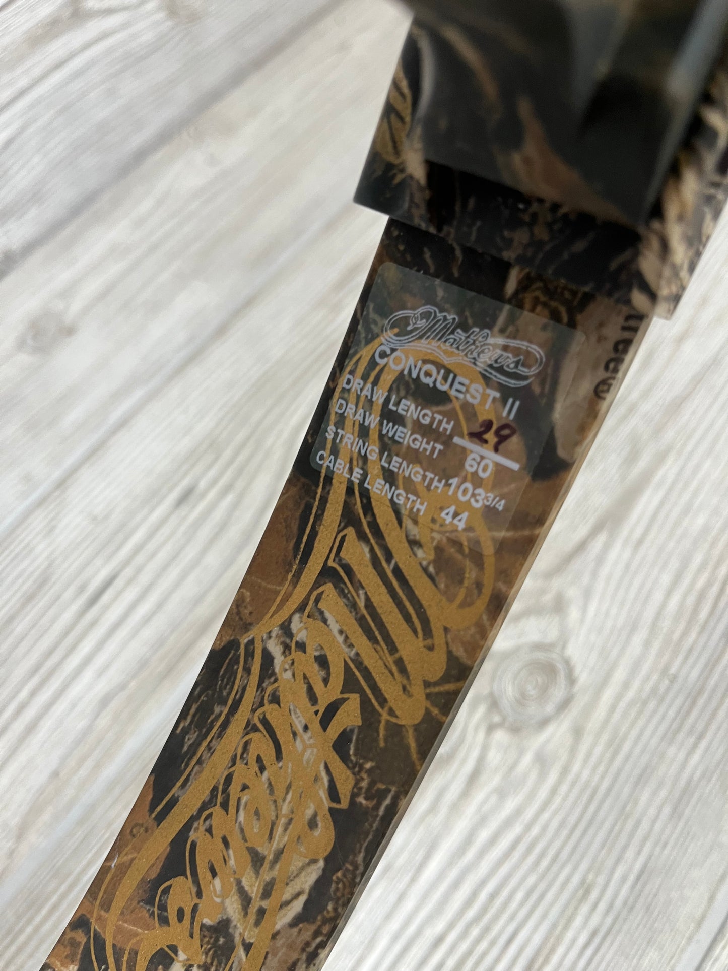 Used Mathews Conquest 2 29" 60lb Right Handed Bow Package