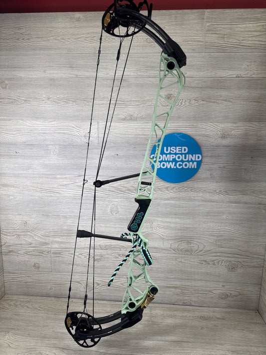 Used Mathews Title 38 (Gen 1) Left Hand Mint Black limbs Gas Systm x strings