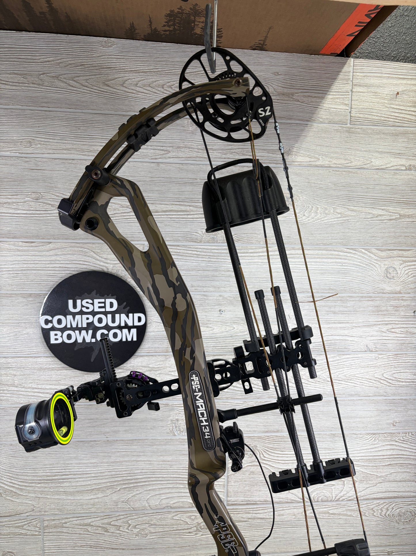 PSE Mach 34 DFC S2 Cam 26.5-30.5/70# Right Handed Bottomlands Pkg