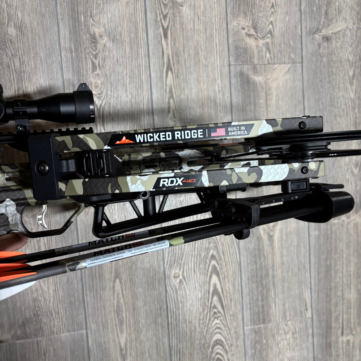 Used Wicked Ridge RDX 410 Crossbow Package