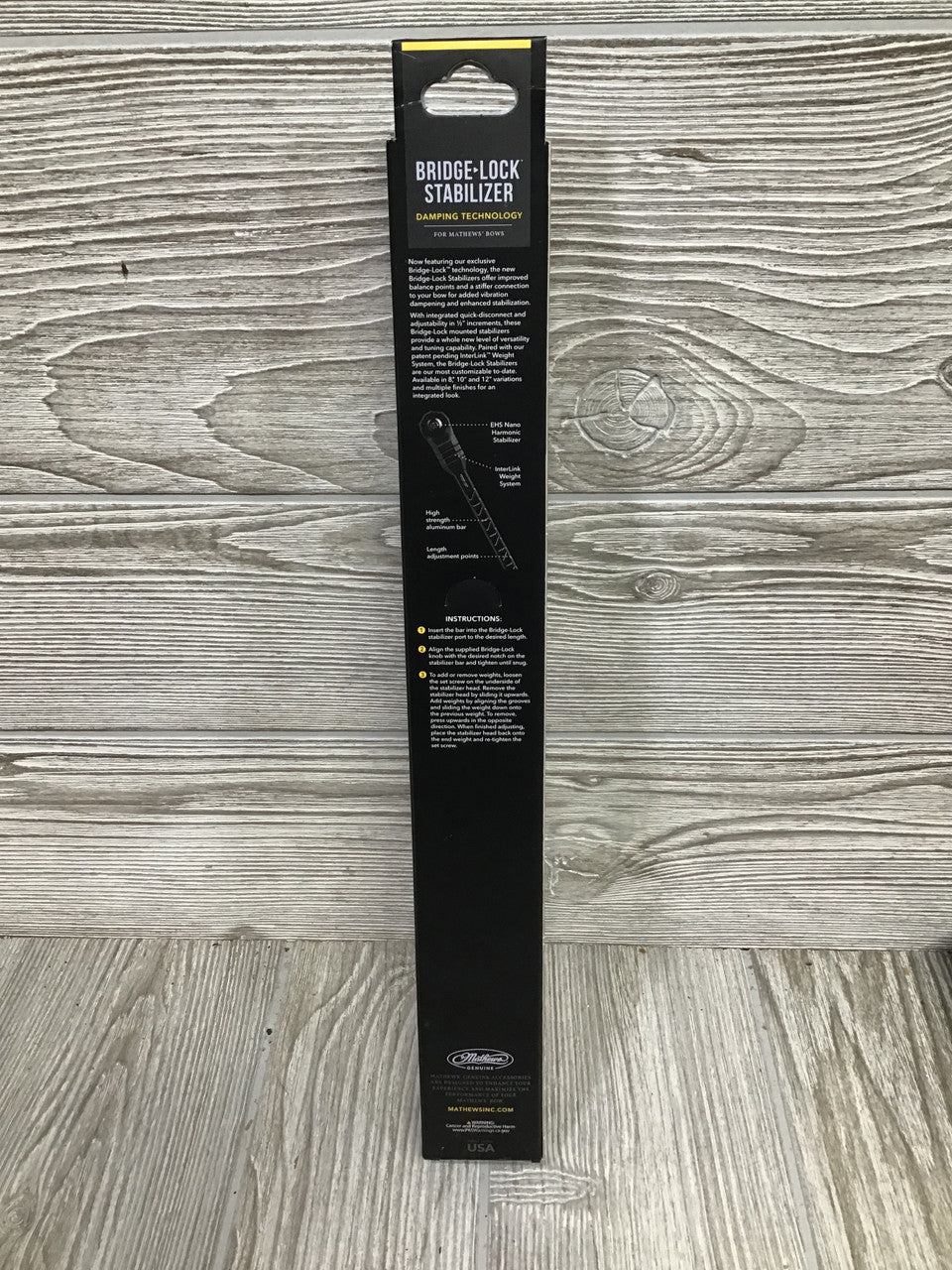 Mathews 12" Bridge-Lock Stabilizer Granite