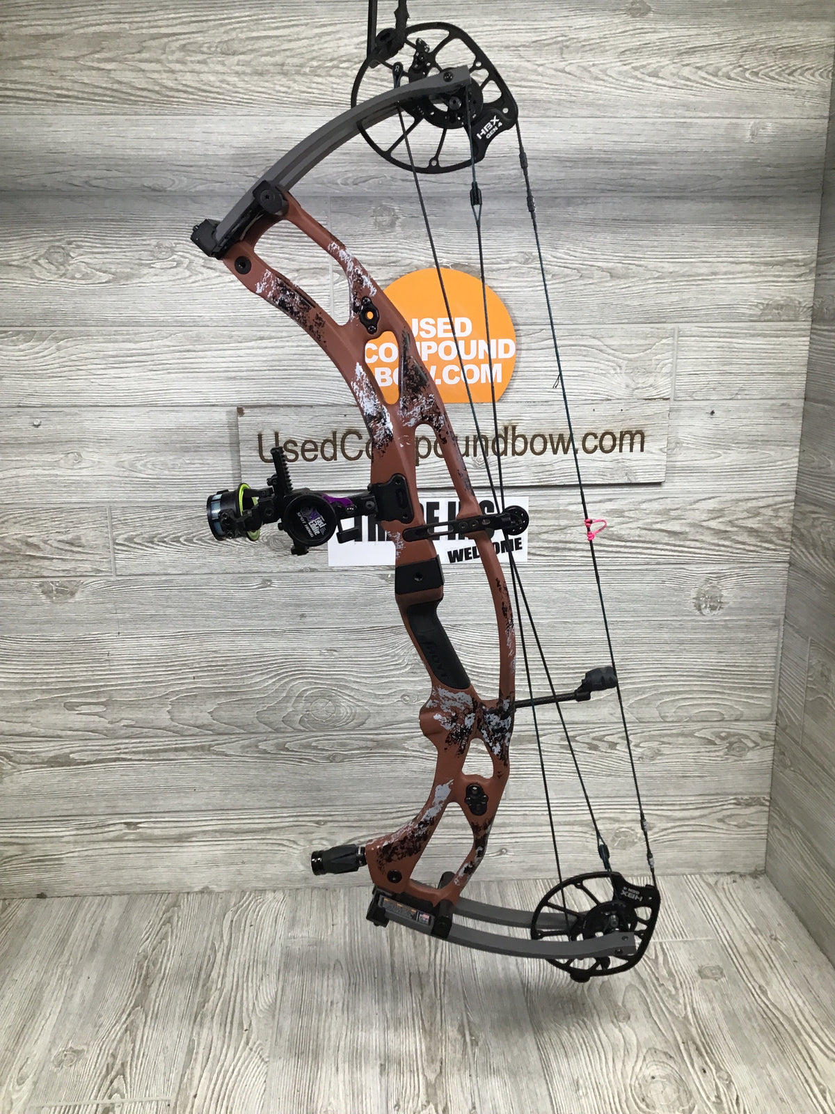 Hoyt RX-10 Ultra Left Handed Georgia Clay with Tombstone limbs 70-80# 30.25-31"