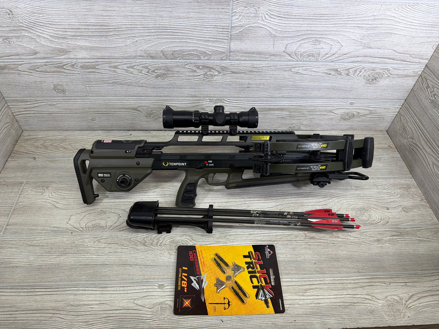 Tenpoint TX-440 Moss Green Crossbow Package