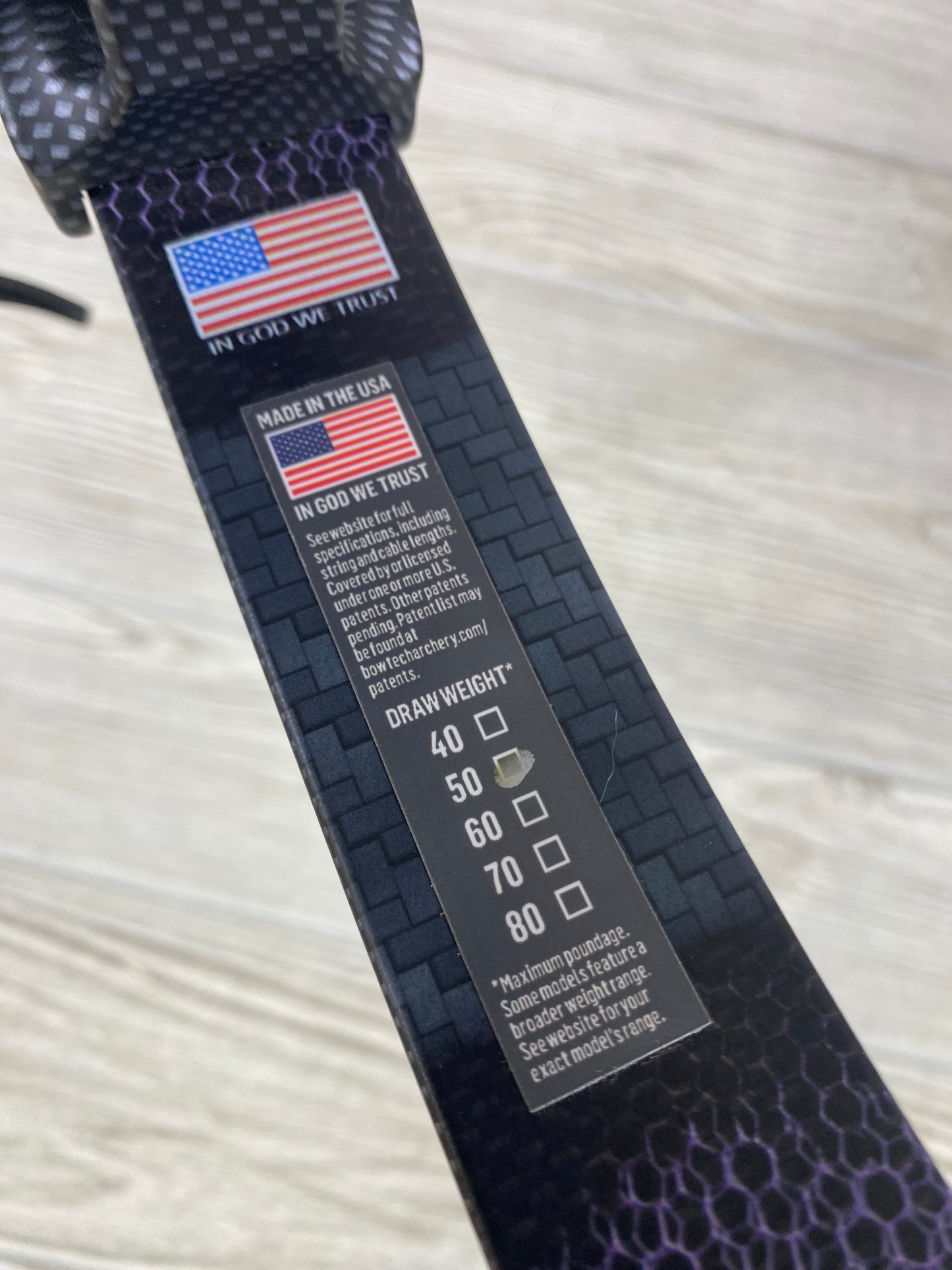 Used Bowtech Carbon Rose Right Handed Bow Pkg