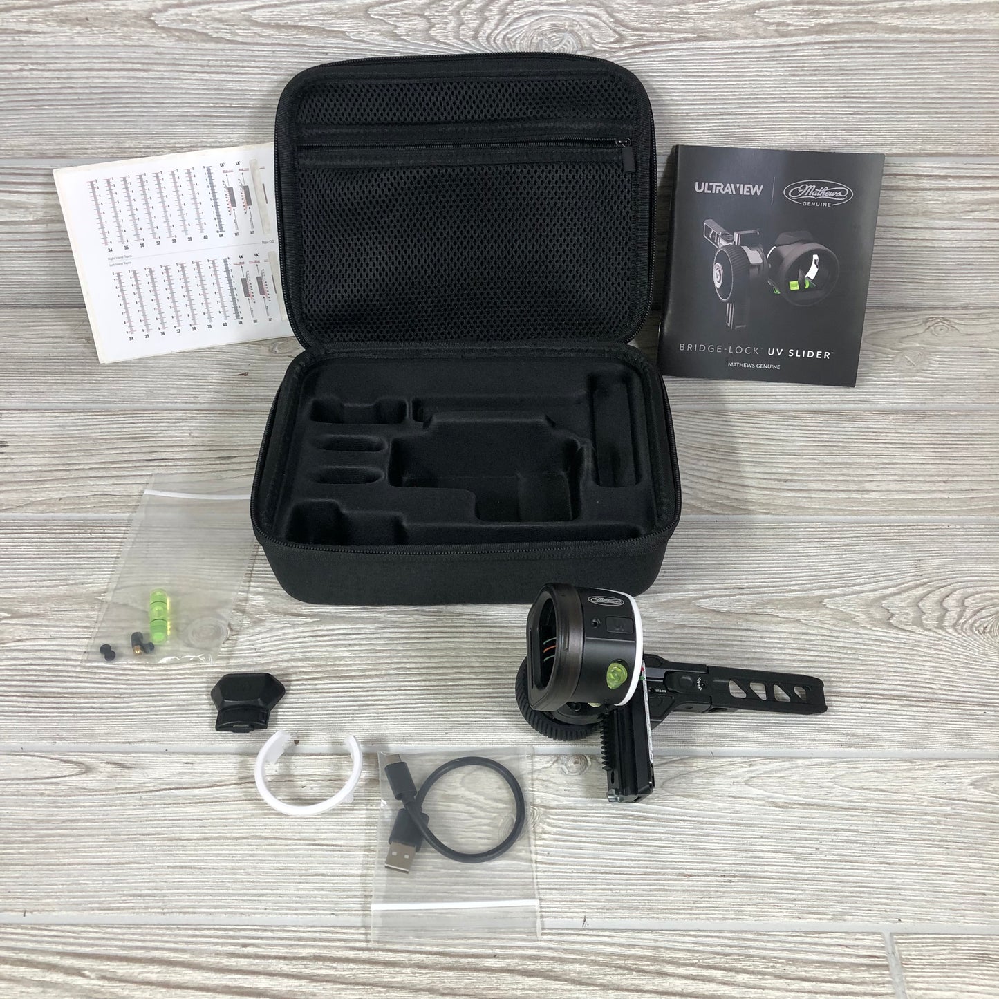 Used Mathews Bridgelock UV Slider - 3 Pin Horizontal - RH