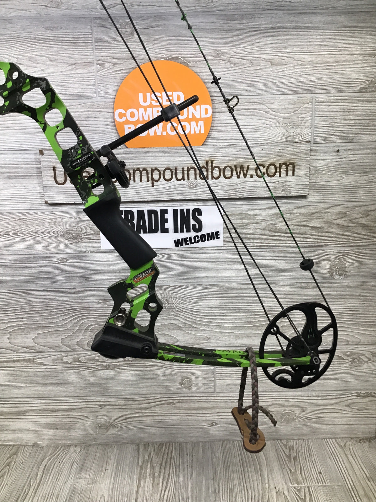 Used Mission Craze Right Handed Green Splash 19-30"/ 15-70#