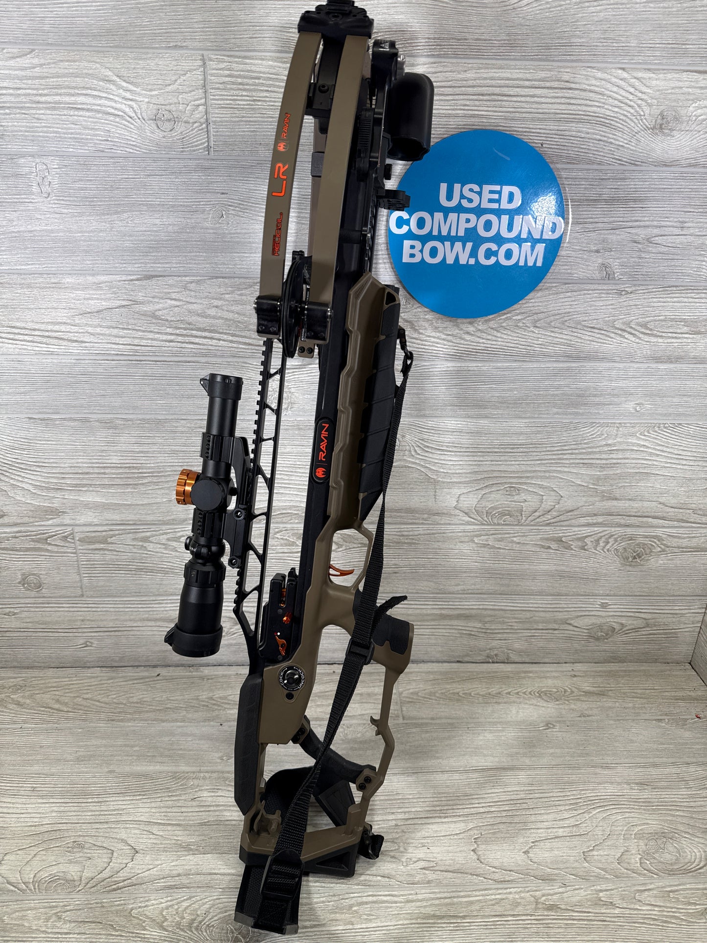 Used Ravin LR package desert tan sniper scope