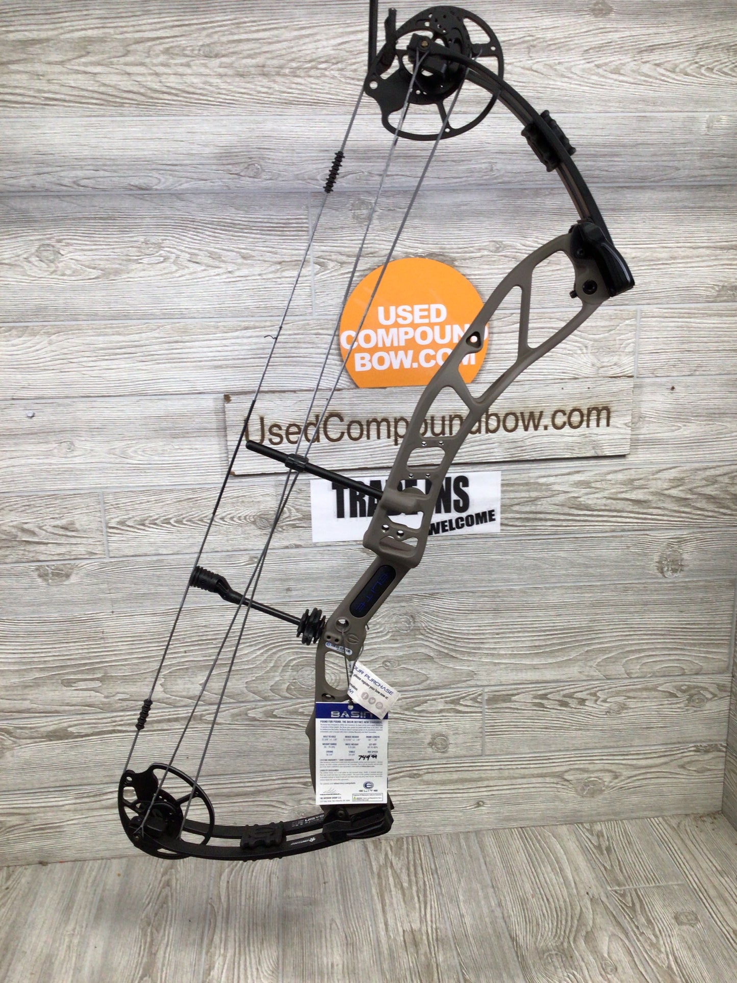 Elite Basin Right Handed Sienna Brown 20-70lbs