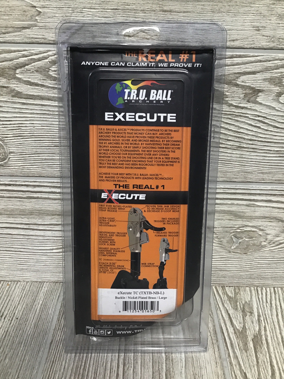 Tru Ball Execute Buckle Release  - Large - Silver