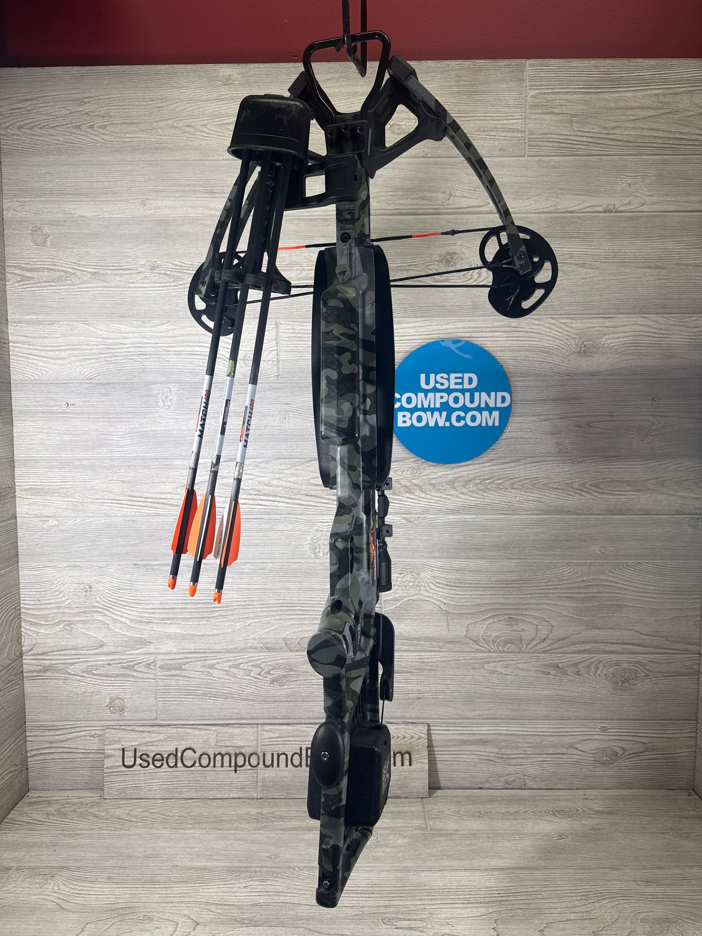Used Wicked Ridge M-370 Predator Dust Camo Crossbow