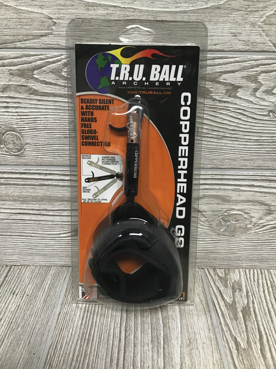 Tru Ball Copperhead GS Leather Buckle Release  - Large - Copper