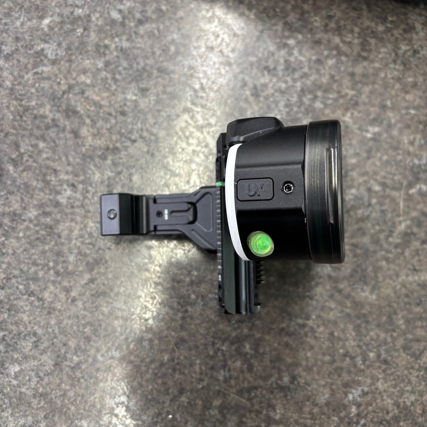 Used Ultraview UV Slider 2 Picatinny Mount Left Handed 1, 3, and 5 Pin Cartridges