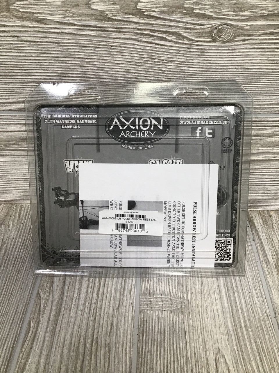 Axion Automatic Pulse Rest - Black - Left Hand