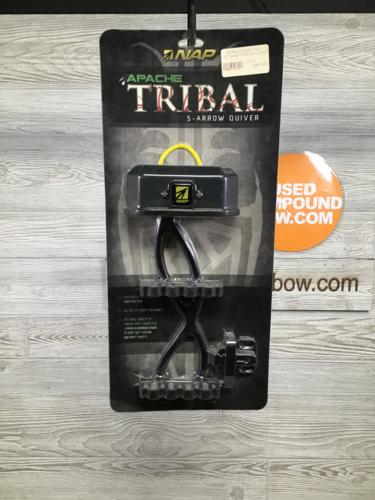 NAP - Apache Tribal 5-Arrow Quiver - Black