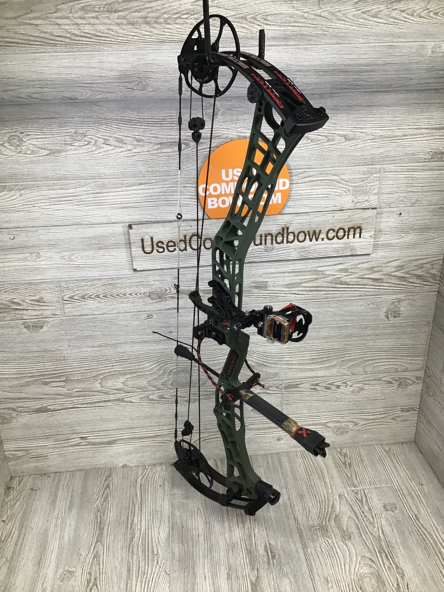 Used Darton Sequel 35 ST2 RH Package 60-70# OD Green and Black W/Speed Mods