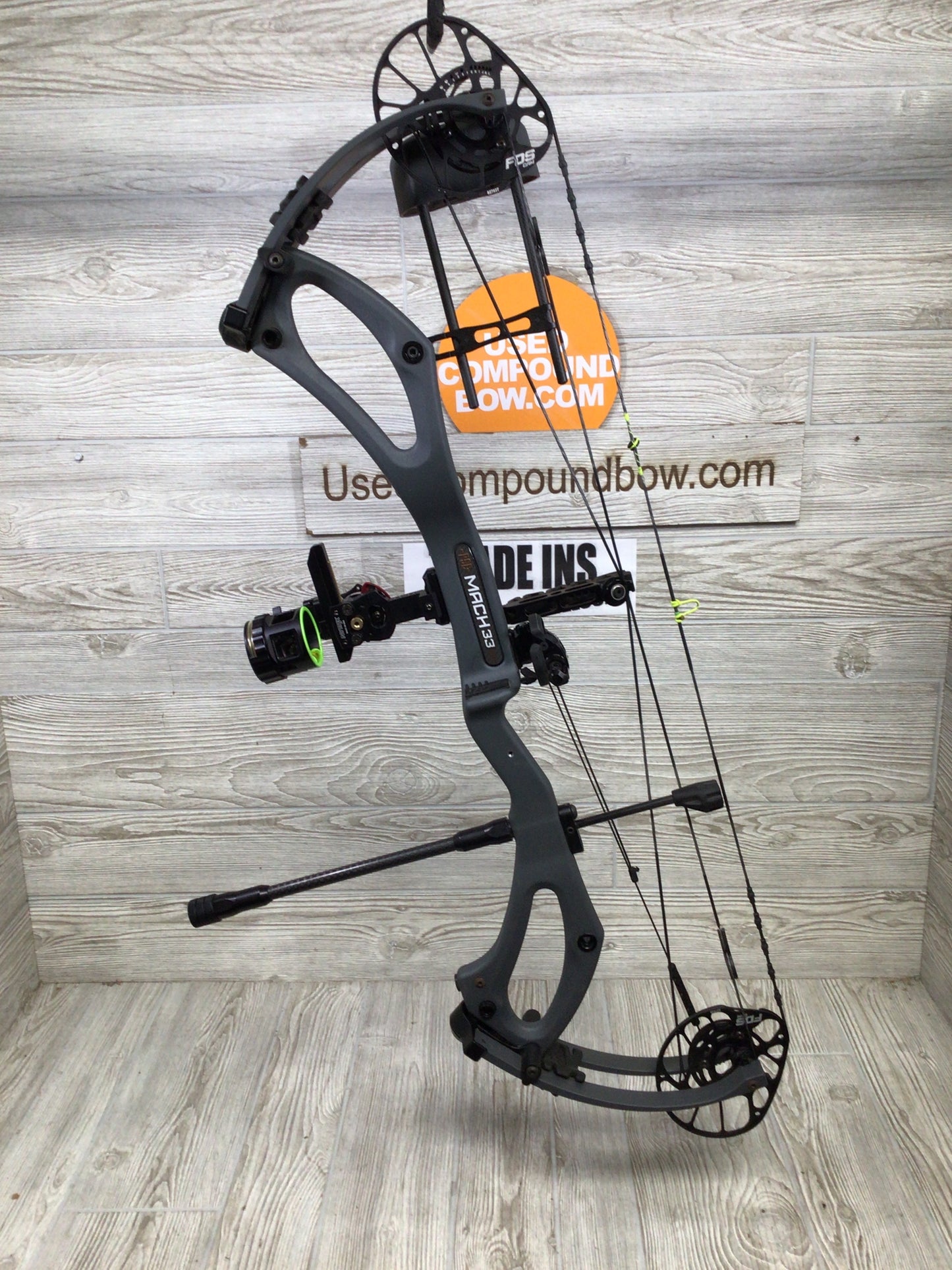 Used PSE Mach 33 DS - FDS Cam 25.5-31" 70-80lbs RH Charcoal LOADED PACKAGE