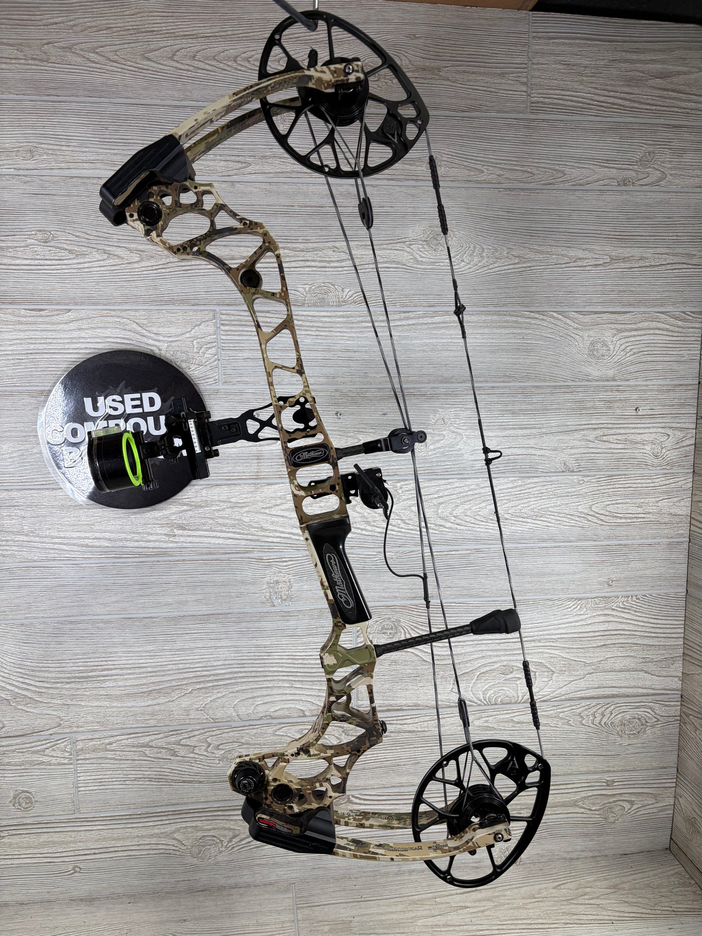 Used Mathews Triax 29" 70lb Right Hand Subalpine Camo Pkg