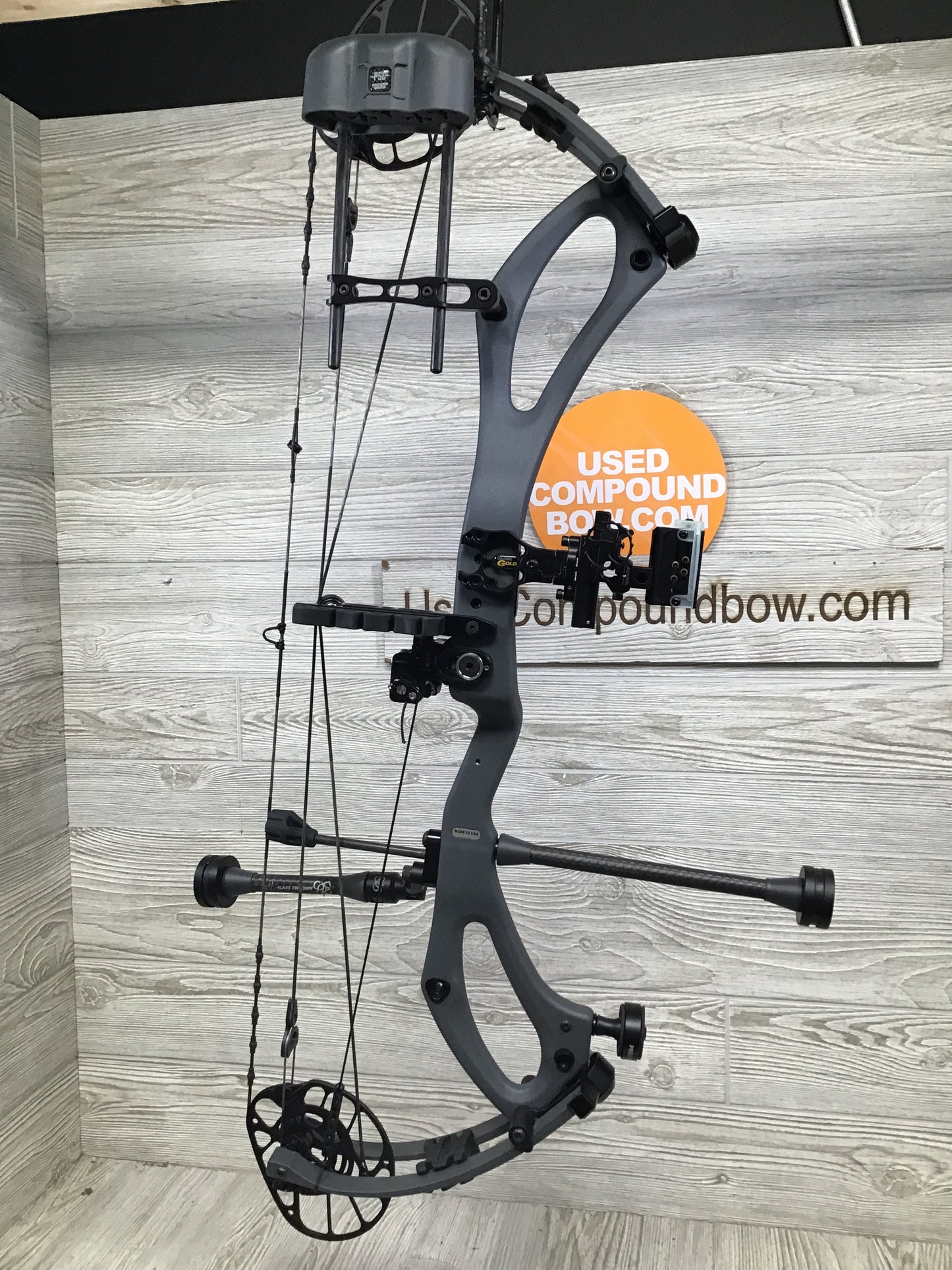 Used PSE Mach 33 DS - FDS Cam  KILLER PACKAGE 25.5-31" 60-70lbs RH Charcoal