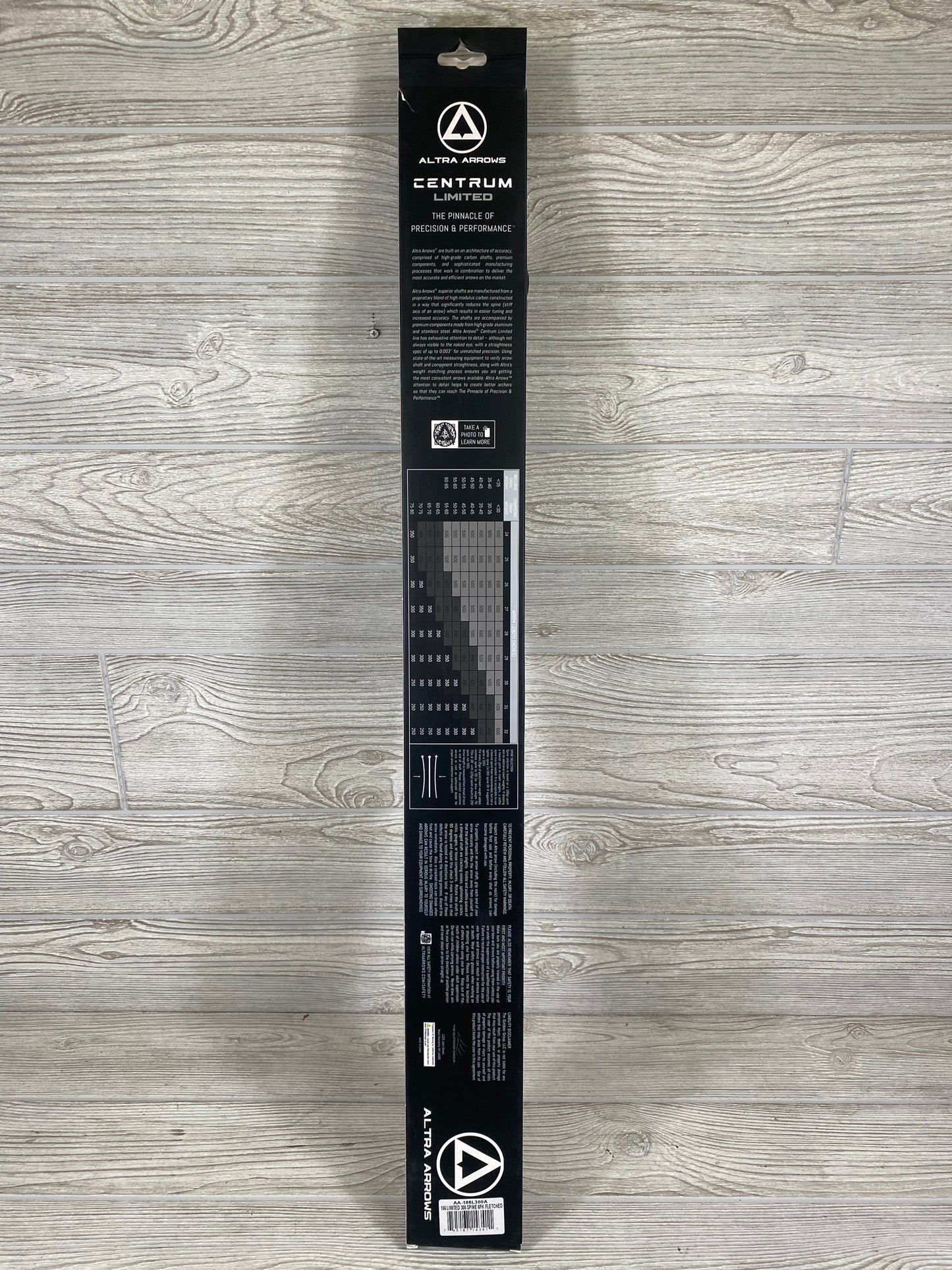 Altra Centrum Limited .166 300 Spine 6pk