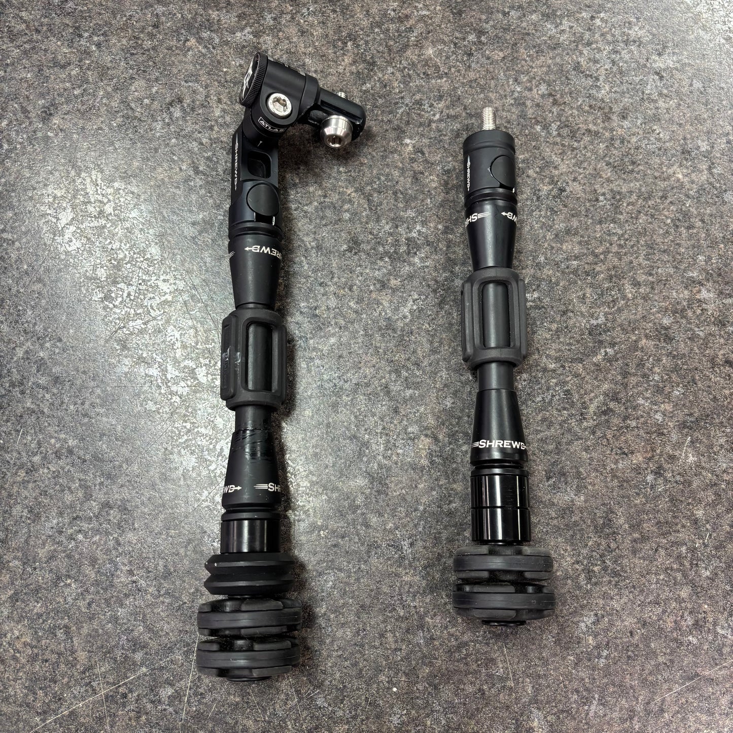Used Shrewd Vantage 7" Stabilizer set with Atlas V-Bar and Quick Disconnect