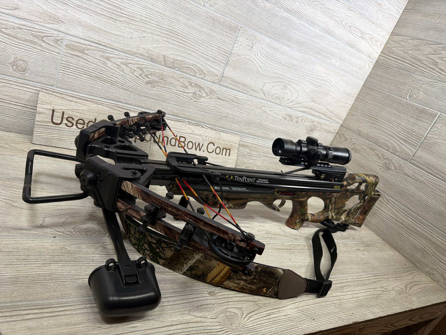 Used Tenpoint Venom HAND DRAW Camo Crossbow