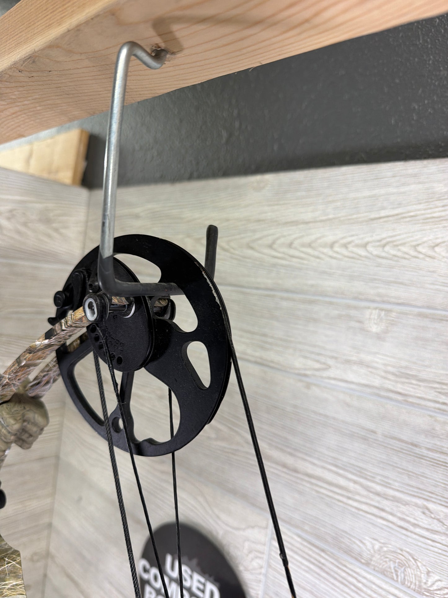 Used Mission Hype DTX Left Hand Camo Bow W/ sight