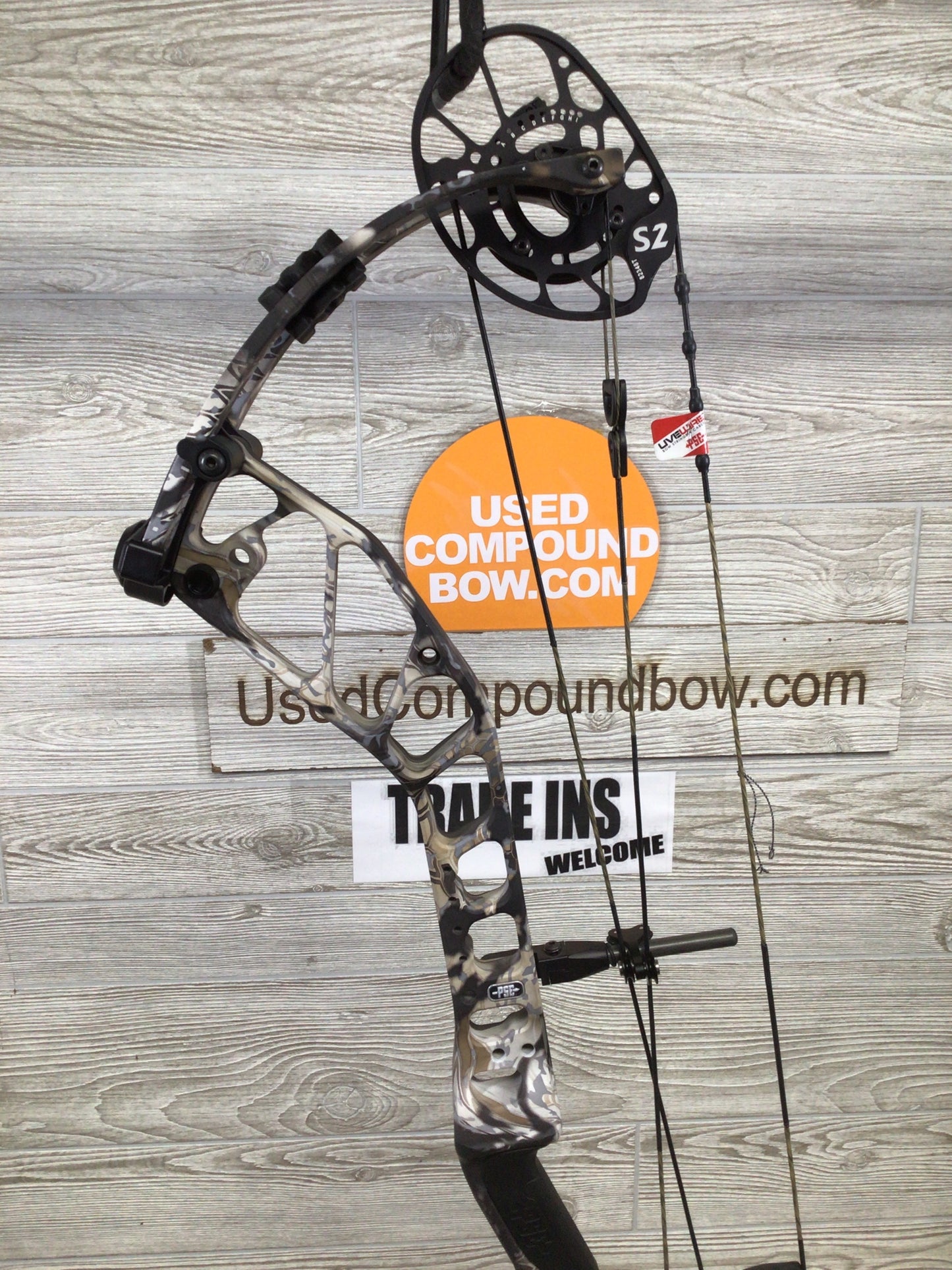 PSE OMEN S2 CAM 60-70# 24.5-28.5 Kryptek Altitude