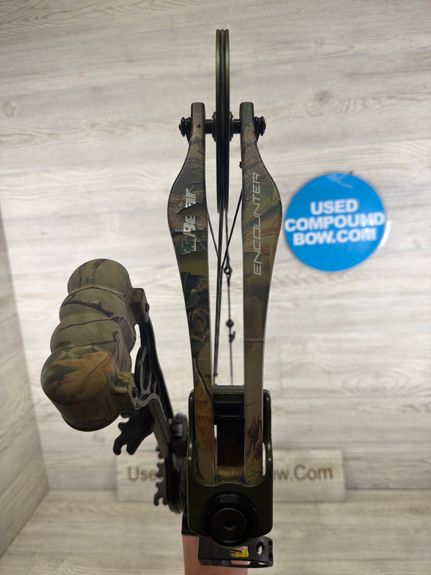 Used Bear Encounter 28" 70lb Right Hand Camo Bow PKG