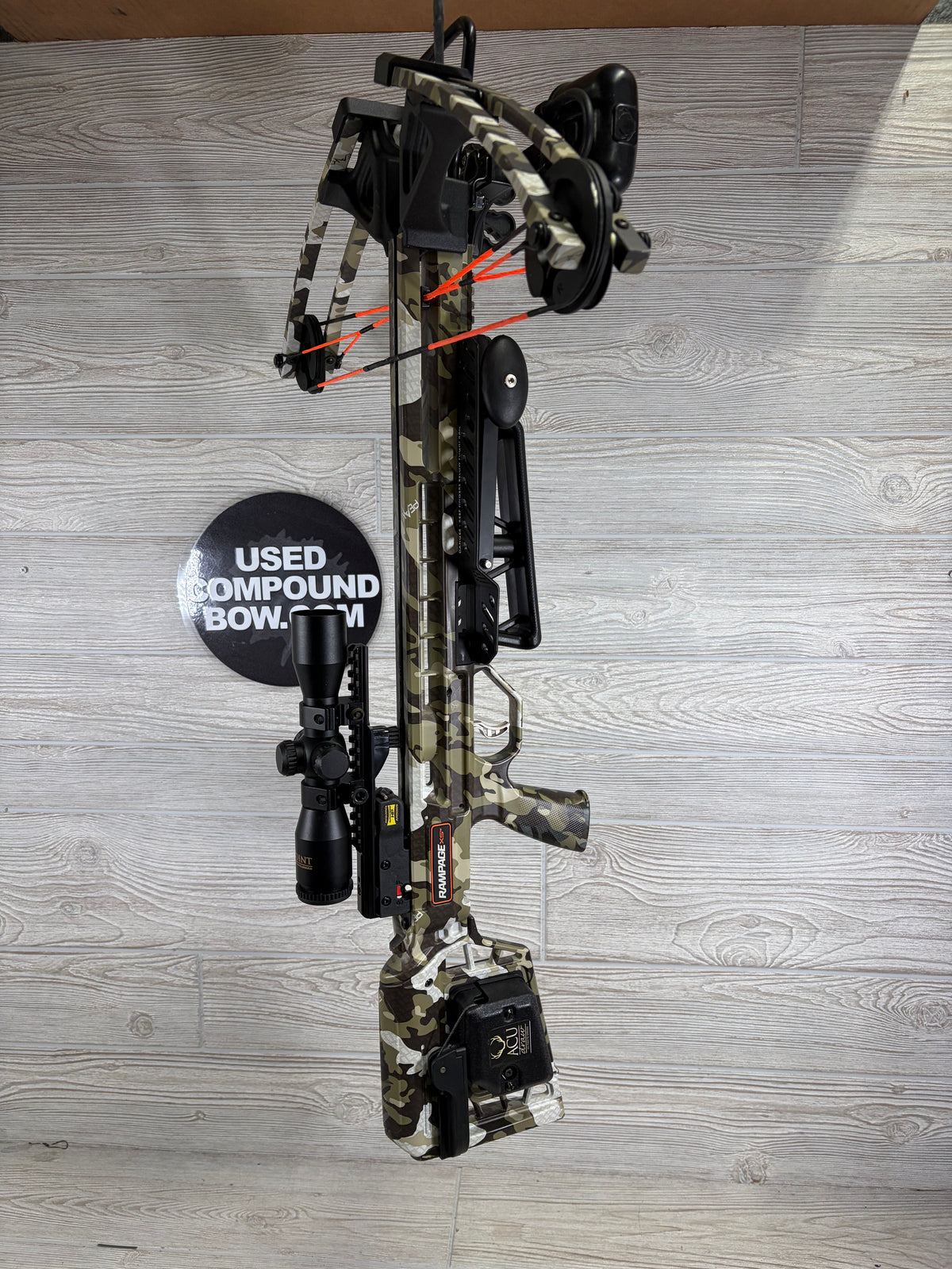 Used Wicked Ridge Rampage XS W/AcuDraw Crossbow package