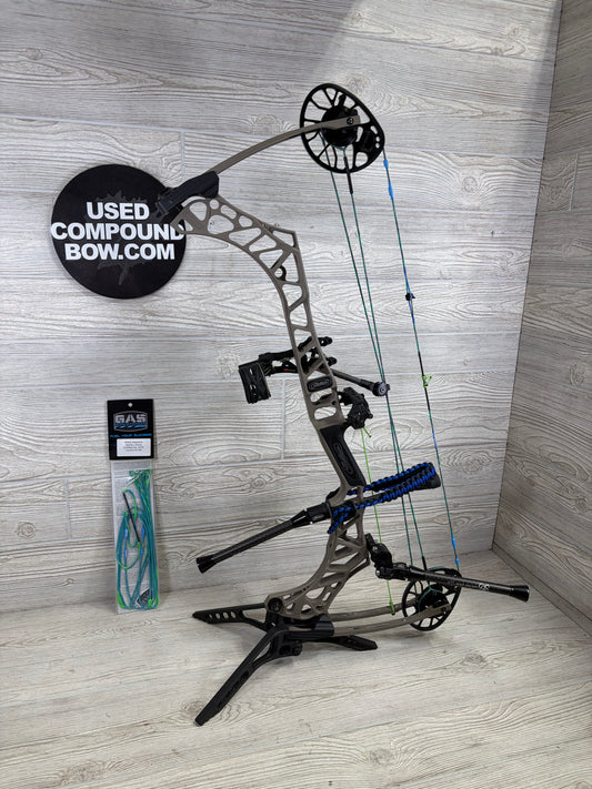 Mathews Prima Granite RH Bow Package 40# w Gas Bowstrings