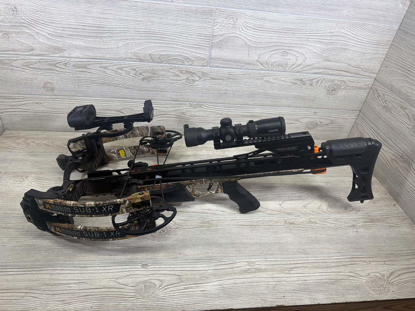 Used Mission Sub-1 XR Realtree Crossbow Package