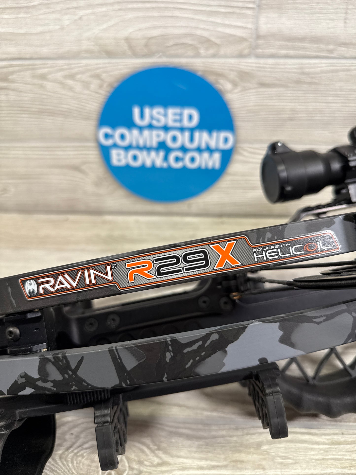 Used Ravin R29X Predator Dusk Camo Crossbow pkg