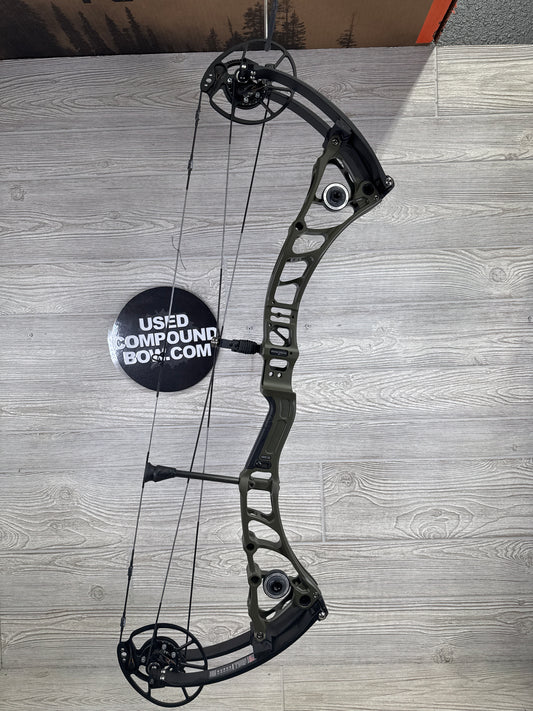 Used Bowtech Virtue Left Hand OD Green 60-70lb Bow