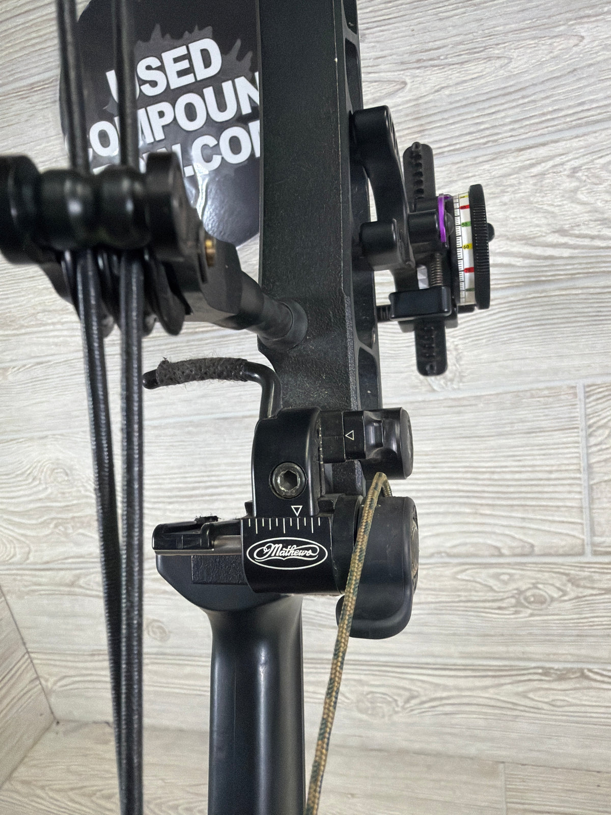 Used Mathews Triax 29.5" 70lb Black Bow Pkg
