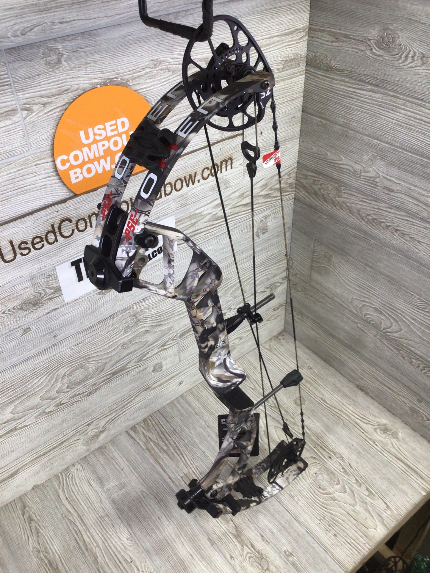 PSE OMEN S2 CAM 60-70# 24.5-28.5 Kryptek Altitude